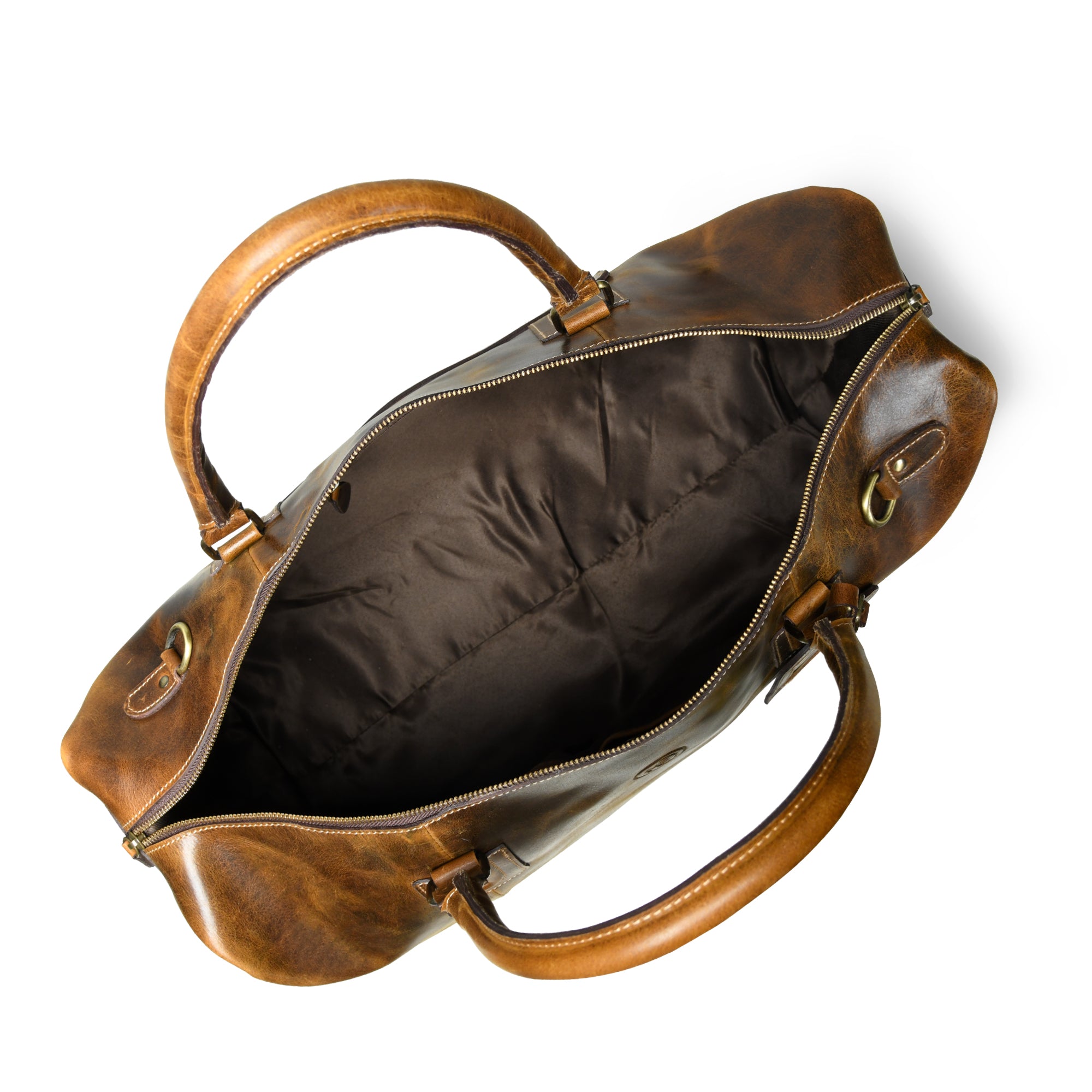 The Regent Voyager – Vintage Leather Travel Duffle Bag